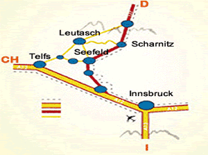 So finden Sie nach Scharnitz in Tirol